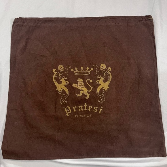 Pratesi Firenze Italy Brown Dust Tote Bag 19”W x 18” T - Picture 1 of 2
